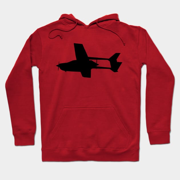 Cessna 337 Hoodie by TheWingedLlama